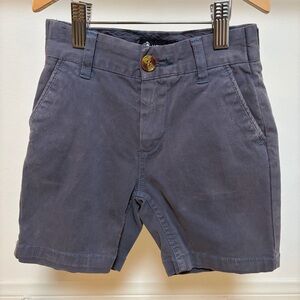 Hang Ten Boys Chino Shorts Size 2 (Altered) Graphite Grey